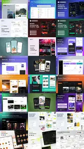 24 UX and UI Kits Templates Bundle 7