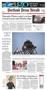 Portland Press Herald - 26 December 2024