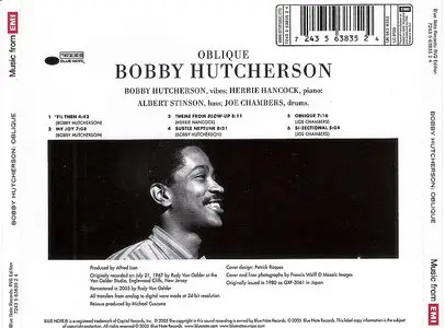 Bobby Hutcherson - Oblique (1967) [2005 RVG Remaster]