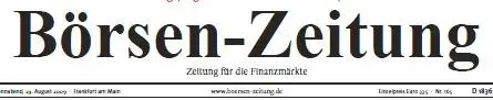 Börsen Zeitung 2.09.2009