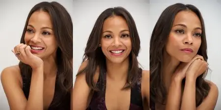 Zoe Saldana - "Colombiana" press conference in Beverly Hills, August 24, 2011