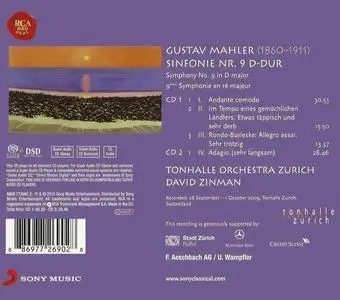 David Zinman, Tonhalle Orchestra Zürich - Gustav Mahler: Symphony No. 9 (2010)