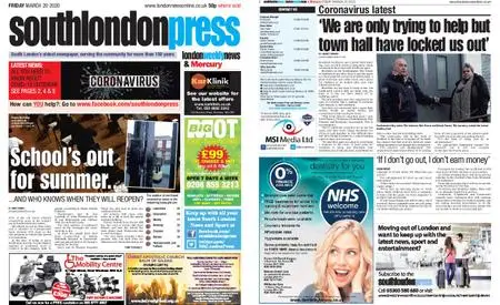 South London Press – March 20, 2020