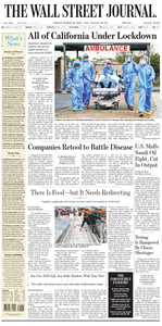 The Wall Street Journal – 20 March 2020