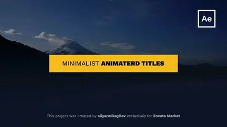 Minimalist Animated Titles 34146249