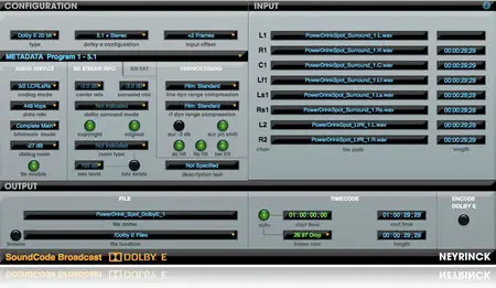 Neyrinck Soundcode for Dolby E RTAS 1.4