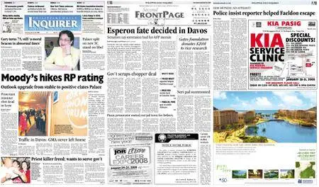 Philippine Daily Inquirer – January 26, 2008