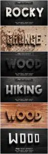 Psd style text effect editable set vol 19