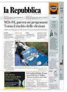 la Repubblica - 27 Aprile 2018