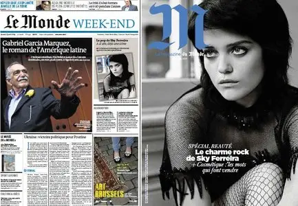 Le Monde du Samedi, 19. Avril 2014