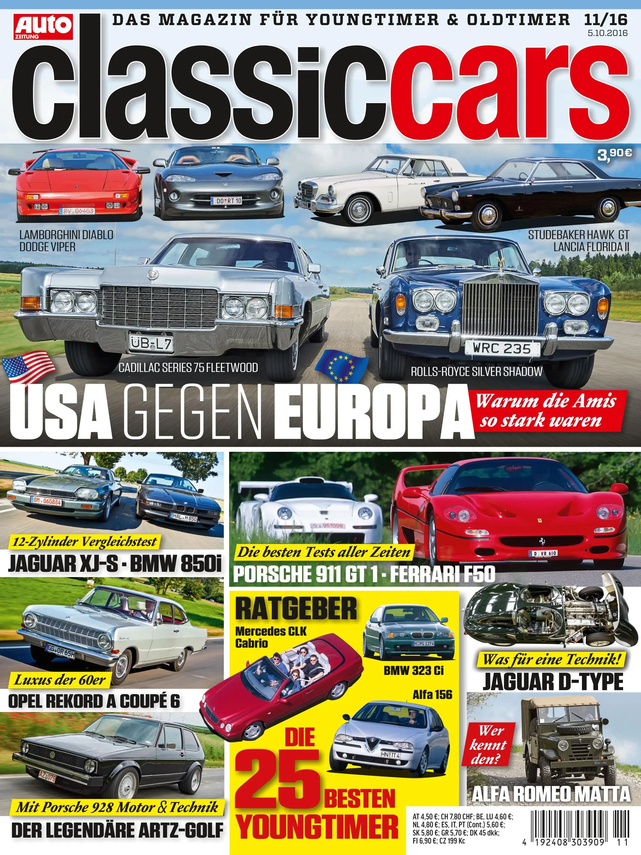 Auto Zeitung Classic Cars – November 2016