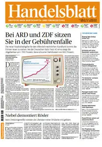 Das Handelsblatt vom 07 Januar2013