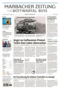 Marbacher Zeitung - 18. Dezember 2018