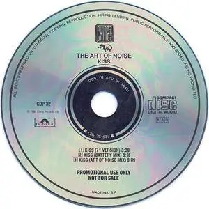 The Art Of Noise - Kiss (US promo CD5) (1988) {China}