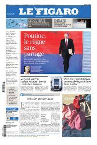 Le Figaro du Samedi 17 et Dimanche 18 Mars 2018