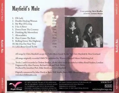 Mayfield's Mule - Mayfield's Mule (1970) [Remastered 2007]