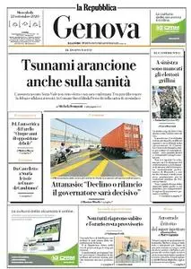 la Repubblica Genova - 23 Settembre 2020