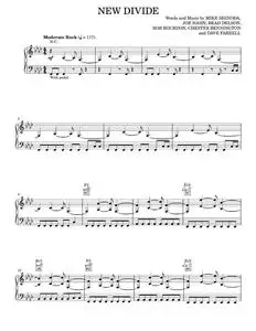 New divide - Linkin Park (Piano-Vocal-Guitar)