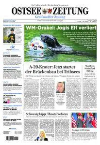 Ostsee Zeitung Greifswalder Zeitung - 13. Juni 2018