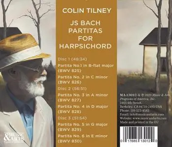 Colin Tilney - Johann Sebastian Bach: Harpsichord Partitas, BWV 825-830 (2020)