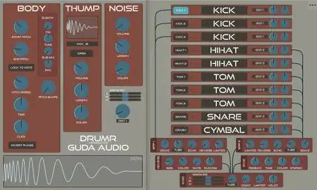 Guda Audio DrumR 2.1 (Win/Mac)