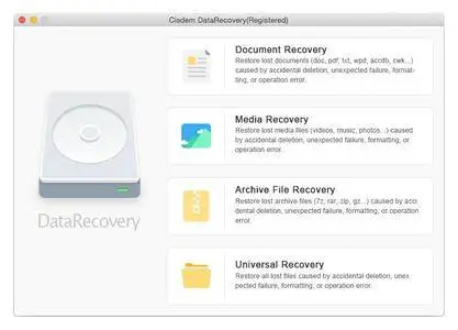 Cisdem DataRecovery 3.6.0 Mac OS X