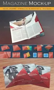 GraphicRiver Magazine Mock-up 6385786