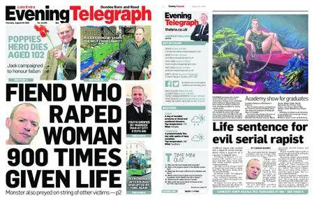 Evening Telegraph Late Edition – August 30, 2018