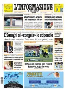L INFORMAZIONE DI MODENA DEL 7 FEBBRAIO 2010