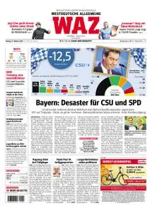 WAZ Westdeutsche Allgemeine Zeitung Essen-Postausgabe - 15. Oktober 2018