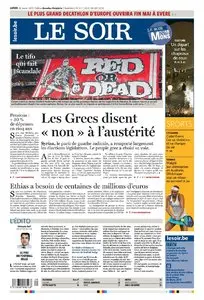 Le Soir du 26 Janvier 2015