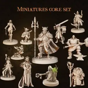 The Master Forge - 10 Core Minis - Kingdom Of Tiradom