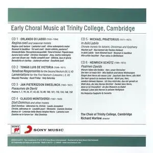 Early Choral Music at Trinity College, Cambridge [6CD] (2016)