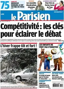 Le Parisien + Cahier Paris du Lundi 29 Octobre 2012