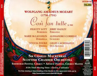 Charles Mackerras, Scottish Chamber Orchestra - Wolfgang Amadeus Mozart: Così fan tutte (1994)