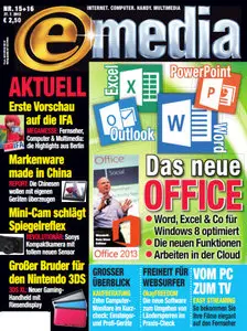 E-Media Magazin No 15 + 16 vom 27 Juli 2012