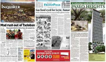 Philippine Daily Inquirer – November 13, 2013
