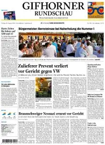 Gifhorner Rundschau - Wolfsburger Nachrichten - 30. August 2019