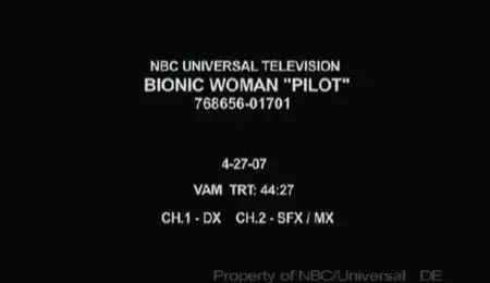Bionic Woman 2007 English  / Spanish subtitles 