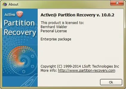 Active Partition Recovery Enterprise 10.0.2