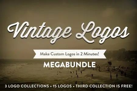 CreativeMarket - Vintage Logo Collection MegaBundle