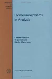 Homeomorphisms in Analysis (Mathematical Surveys and Monographs)