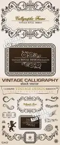 Vintage calligraphy 7