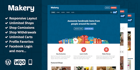 ThemeForest - Makery v1.20 - Marketplace WordPress Theme - 9609178