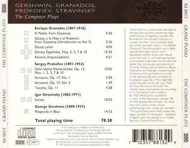 Enrique Granados, Sergey Prokofiev, Igor Stravinsky, George Gershwin: The Composer Plays (1997) [Grand Piano Series]