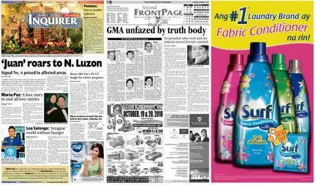 Philippine Daily Inquirer – October 17, 2010