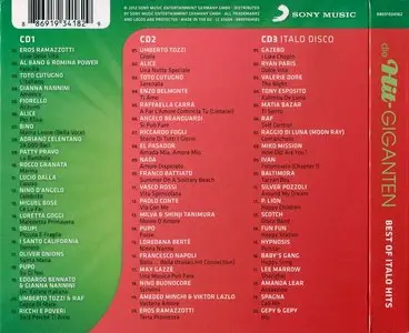 VA - Die Hit-Giganten: Best Of Italo Hits (2012) {3CD Box Set} Re-Up