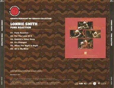 Lonnie Smith - Funk Reaction (1977) {Groove Merchant--Solid Records Japan CDSOL-45955 rel 2019}