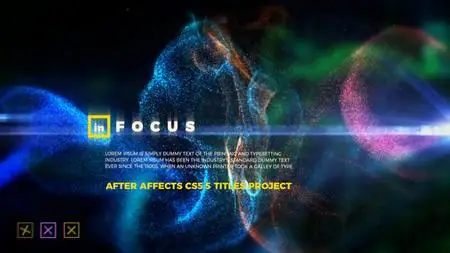 Videohive In Focus - Particle Titles 23243653