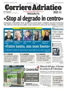 Corriere Adriatico Macerata - 8 Marzo 2022